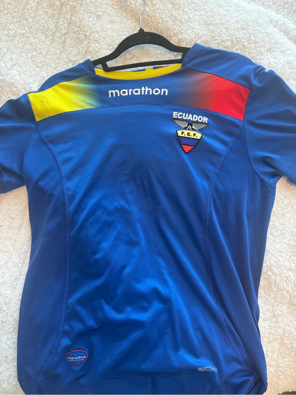 Marathon Ecuador National Team Blue Soccer Jersey